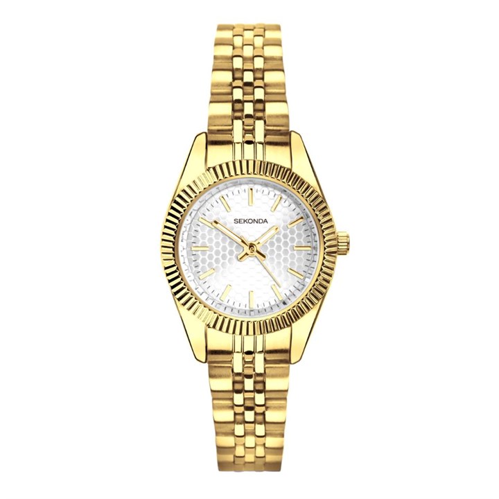 Sekonda 40729 Gold Tone Bracelet Watch - W32507