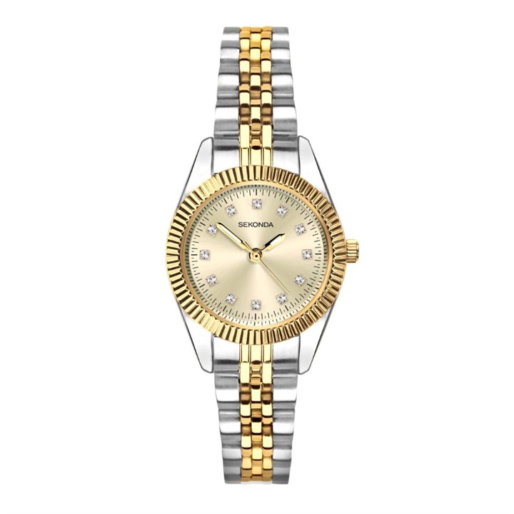Sekonda 40690 Two Tone Bracelet Watch - W32508