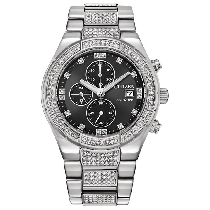 Citizen CA0750-53E Eco-Drive Crystal Bracelet Watch - W38156