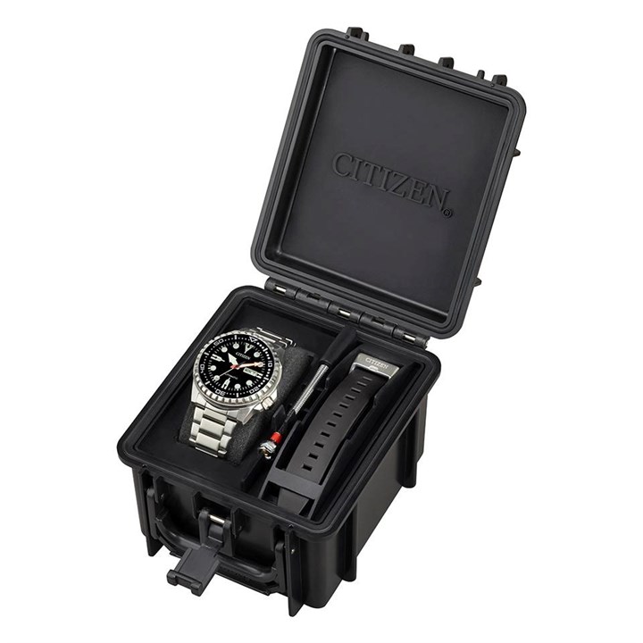 Citizen NH8380-66E Automatic Sports Diver Watch With Interchangeable Strap - W38158