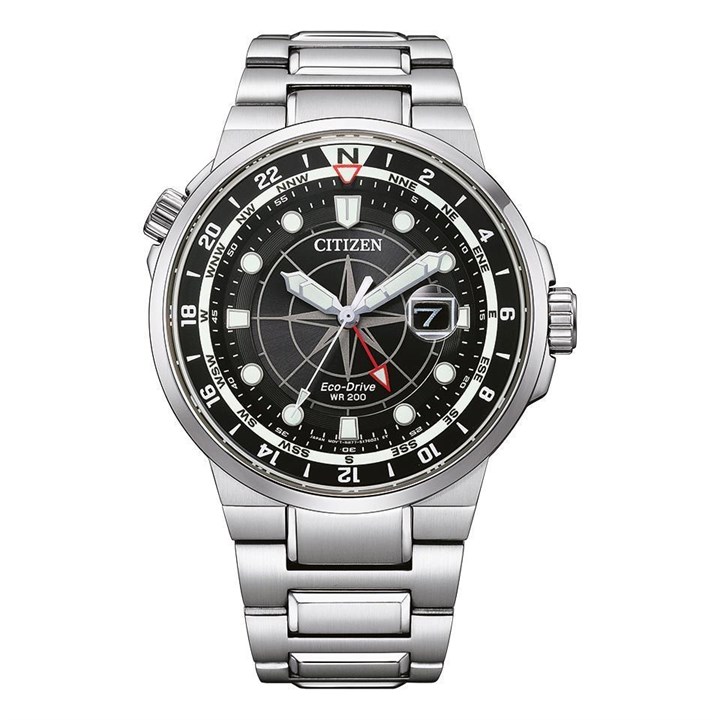 Citizen BJ7140-53E GMT Eco-Drive Bracelet Watch - W38233