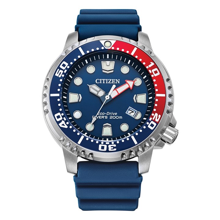 Citizen Promaster Pepsi BN0168-06L Eco-Drive Diver Watch - W38256