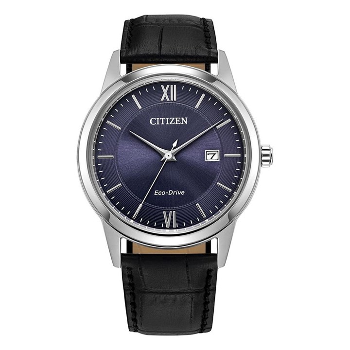 Citizen AW1780-09L Eco-Drive Black Leather Strap Watch - W38309