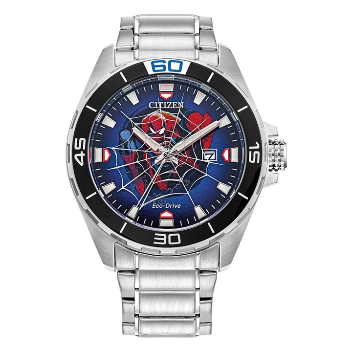 Citizen BM7610-52W Marvel Classic Spider-Man Eco-Drive Bracelet Watch - W38356