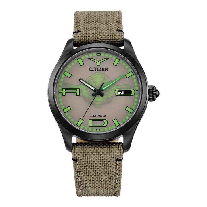 Citizen BM6839-06W Star Wars Yoda Nylon Strap Watch - W38442