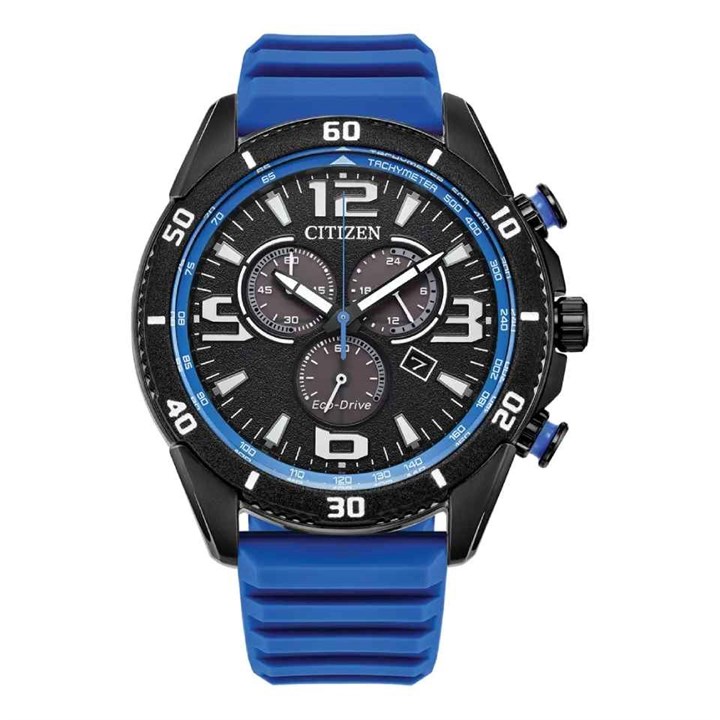 Citizen AT2586-05E Sports Chronograph Blue Strap Watch - W38471