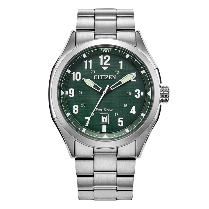 Citizen Force AW1890-51X 100m Green Dial Bracelet Watch - W38476