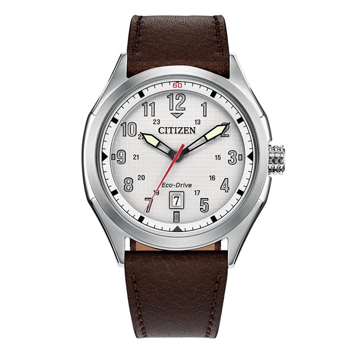 Citizen Force AW1890-19B Stainless Steel Brown Strap Watch - W38477