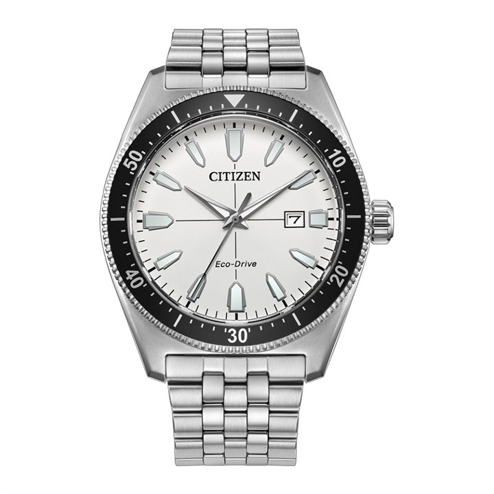 Citizen AW1911-53A Vintage Sports White Dial Bracelet Watch - W38505