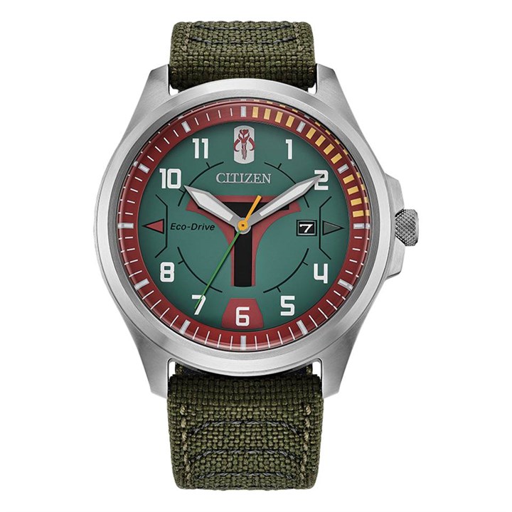 AW1418-06W Citizen Boba Fett Eco-Drive Nylon Strap Watch - W38516