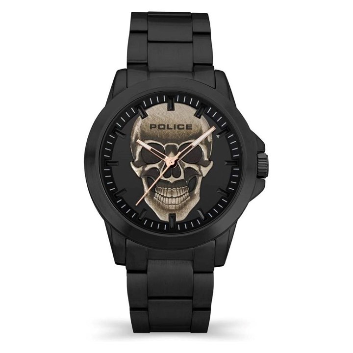 Police Rebel Rock Black IP Bracelet Watch - W44139