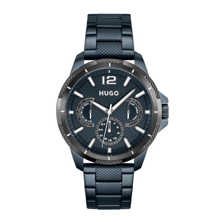 HUGO 1530194 Sport Blue Tone Multi Dial Bracelet Watch - W45291