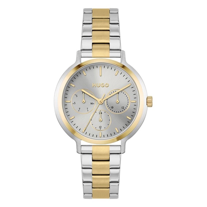 HUGO 1540112 Edgy Two Tone Bracelet Watch - W45344