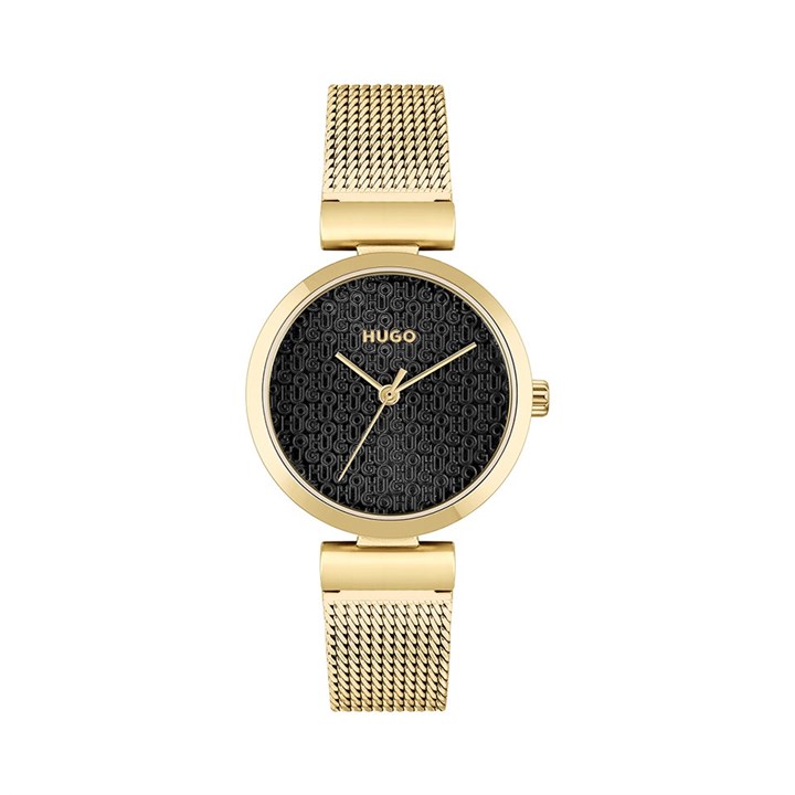 HUGO 1540129 Sweet Gold Plated Mesh Bracelet Watch - W45363