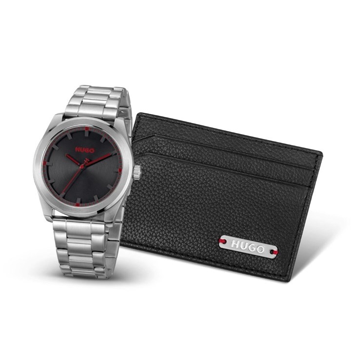 HUGO 1570175 Bright Bracelet Watch And Wallet Gift Set - W45400