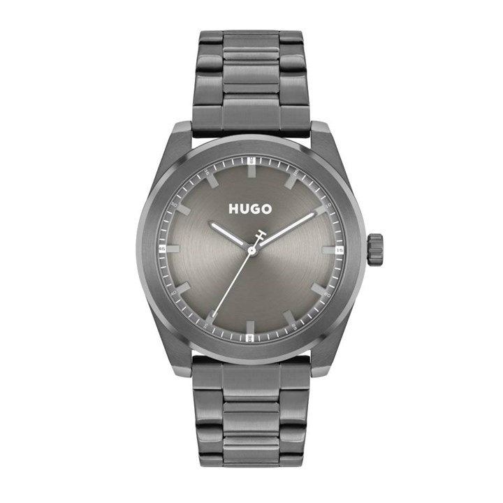 HUGO 1530355 Bright Grey IP Bracelet Watch - W45427