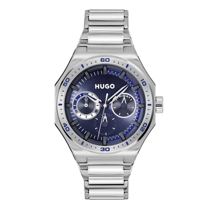 HUGO 1530400 Grail Sport Blue Multi Dial Bracelet Watch - W45430
