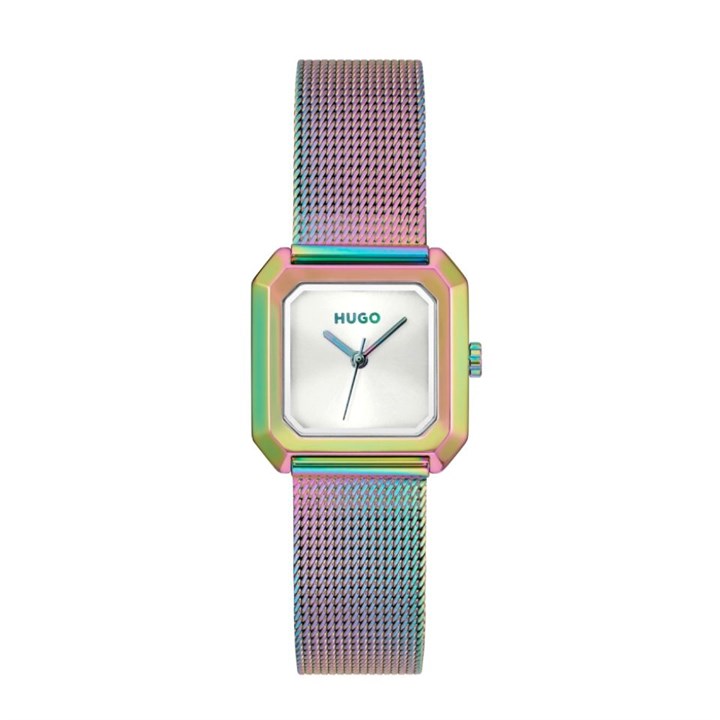 HUGO 1540186 Hazel Rainbow IP Mesh Bracelet Watch - W45464