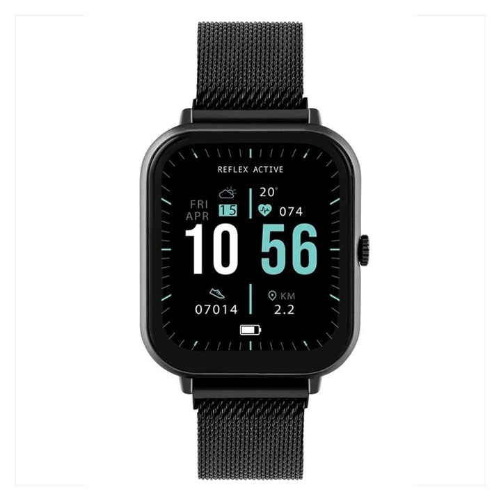 Reflex Active RA23-4076 Series 23 Black Mesh Bracelet Smartwatch - W47274