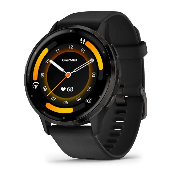 Garmin Venu 3 010-02784-01 Black Silicone Strap Smartwatch - W47298