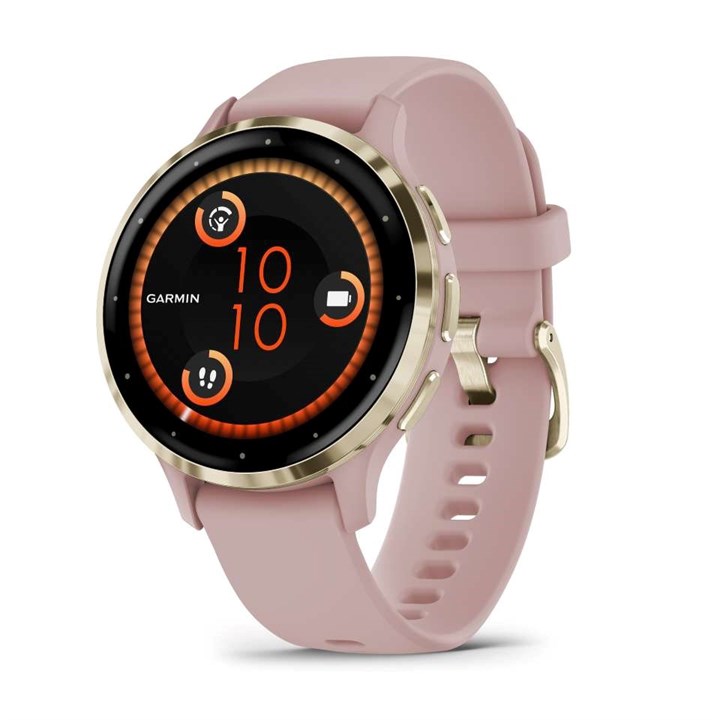 Garmin Venu 3S 010-02785-03 Rose Silicone Strap Smartwatch - W47302