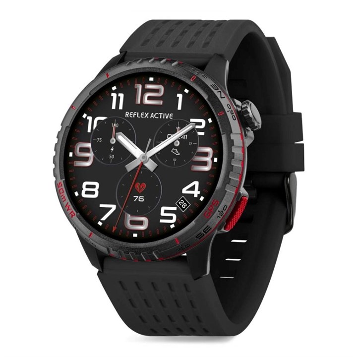 Reflex Active RA-VE-400R-5ATM-03 Sea Venture AMOLED GPS Black Smartwatch - W47359
