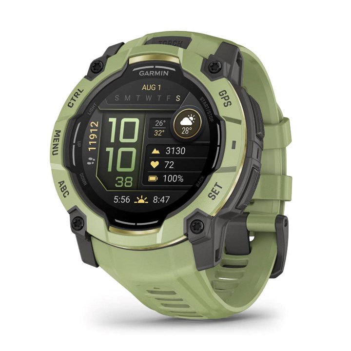 Garmin 010-03020-02 Instinct 3 50mm AMOLED Fern Green Smartwatch - W47386