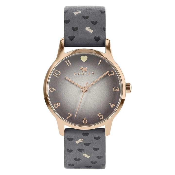 Radley RY2942A Rose Gold Plated Leather Strap Watch - W51189