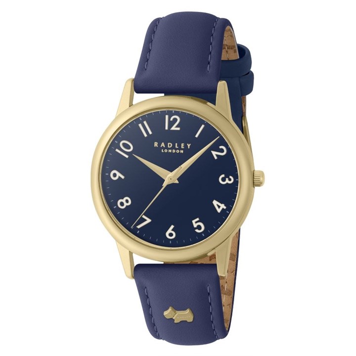 Radley RY21726 Navy Leather Strap Watch - W51443
