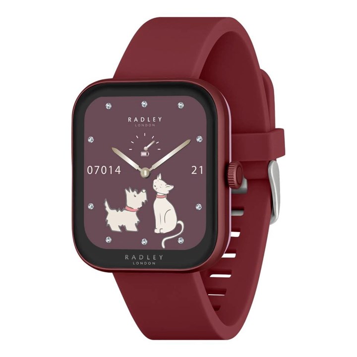 Radley RYS32-2164 Series 32 Lilac/Burgundy Strap Smartwatch - W51482