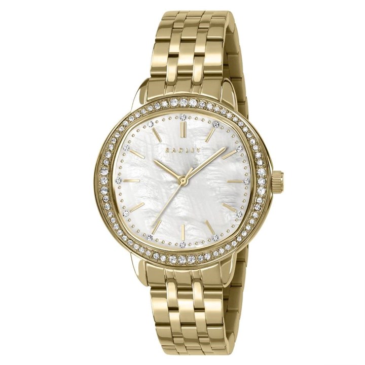 Radley RY4650 Gold Tone Stone Set Bracelet Watch - W51502