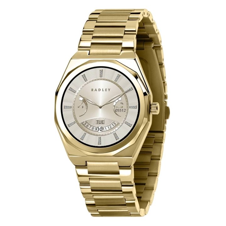 Radley RYS47-4026 Series 47 AMOLED Gold Tone Bracelet Smartwatch - W51507