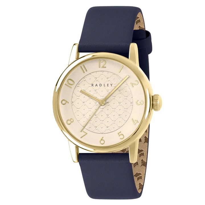 Radley RY21868A Gold Tone Ink Leather Strap Watch - W51509