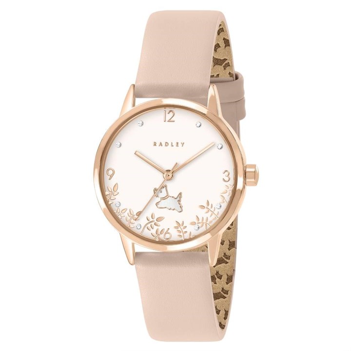 Radley RY21862A Pink Leather Strap Watch - W51510