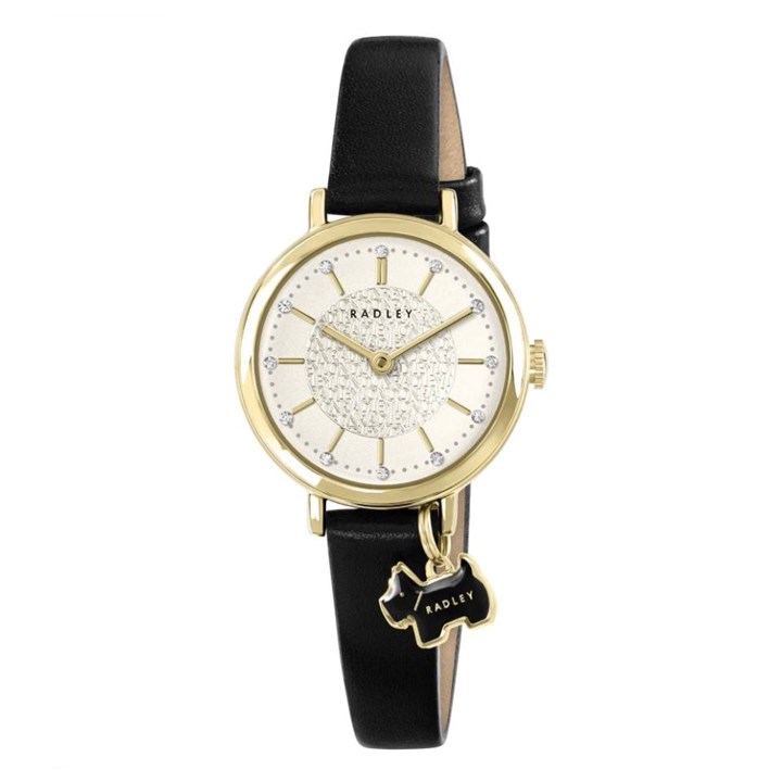 Radley RY21904 Black Leather Strap Watch - W51540