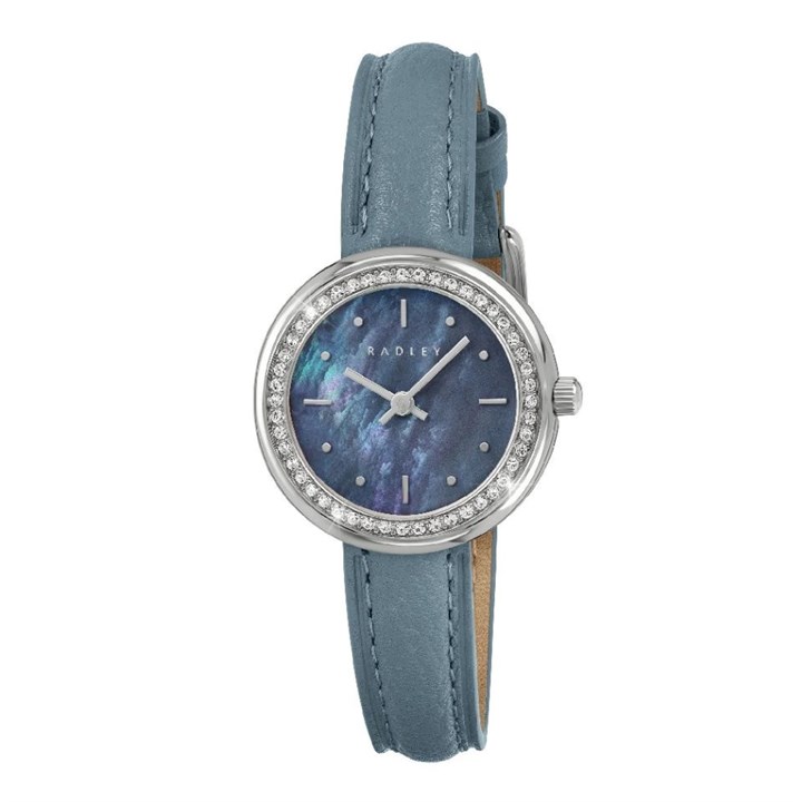 Radley RY21973 Blue Leather Strap Watch - W51573