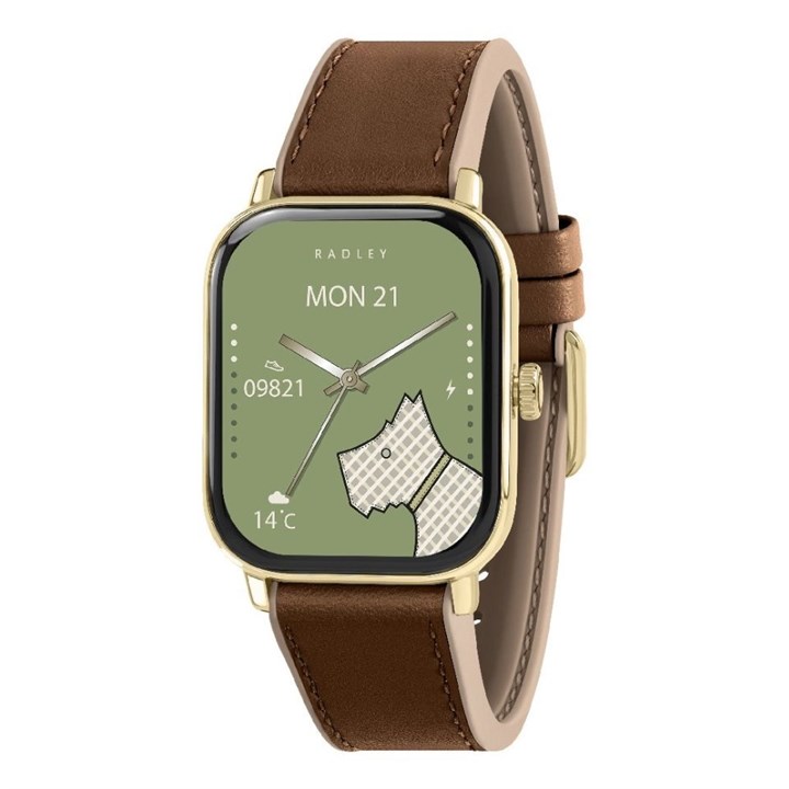 Radley RYS56-2206 Series 56 Brown Leather Strap Smartwatch - W51588