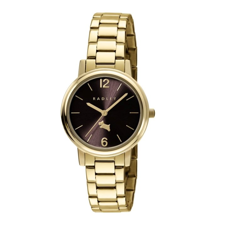 Radley RY4724A Gold Tone Oak Brown Dial Bracelet Watch - W51629