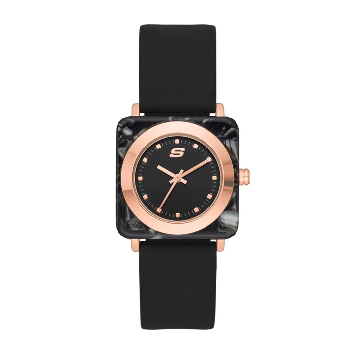 Skechers SR6207 Calabar Black Silicone Strap Watch - W5513