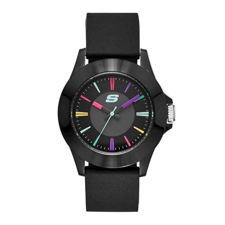 Skechers SR6079 Rosencrans Black Silicone Strap Watch - W5521