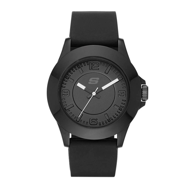 Skechers SR6024 Rosencrans Black Silicone Strap Watch - W5526