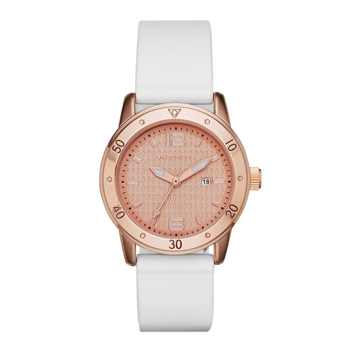 Skechers SR6053 Redondo White Silicone Strap Watch - W5527