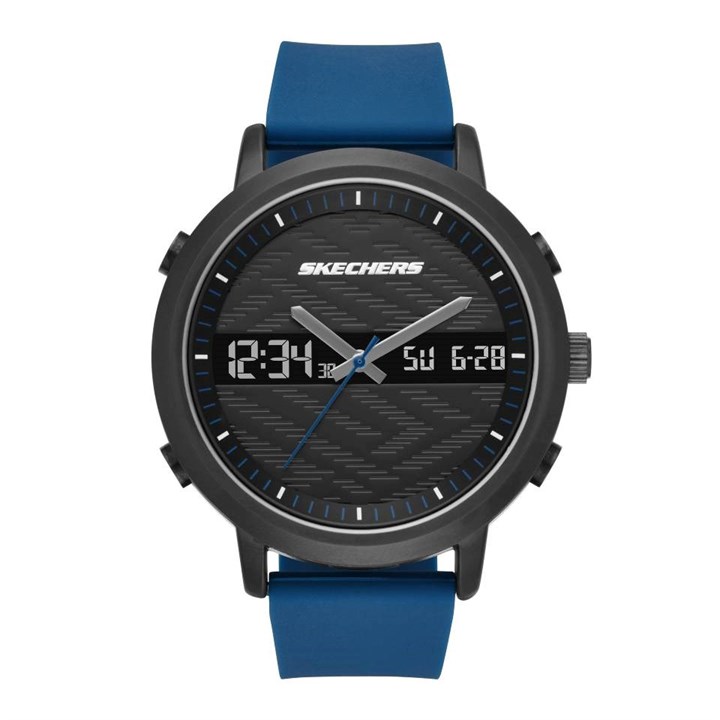 Skechers SR5072 Lawndale Blue Silicone Strap Watch - W5543