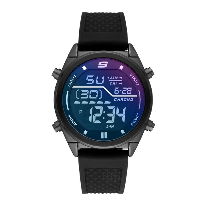 Skechers SR5142 Kentwood Black Silicone Strap Watch - W5546