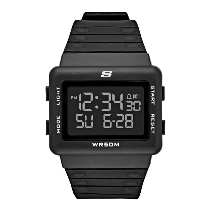 Skechers SR1077 Larson Chronograph Black Strap Watch - W5551