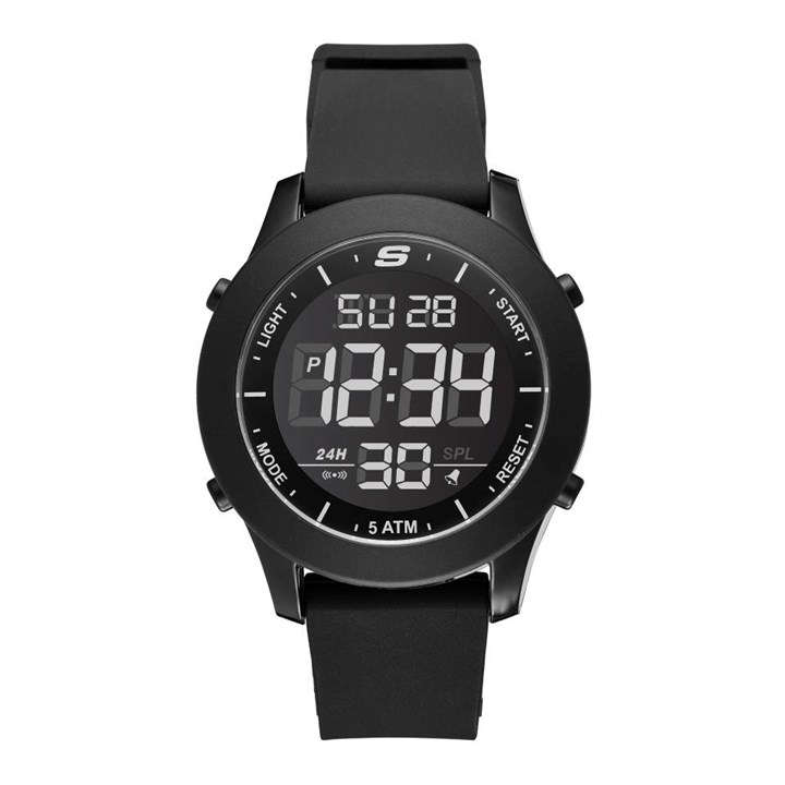 Skechers SR5107 Rosencrans Black Silicone Strap Watch - W5552