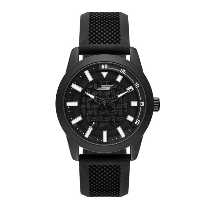 Skechers SR8111 Pickleball Black Silicone Strap Watch - W5573