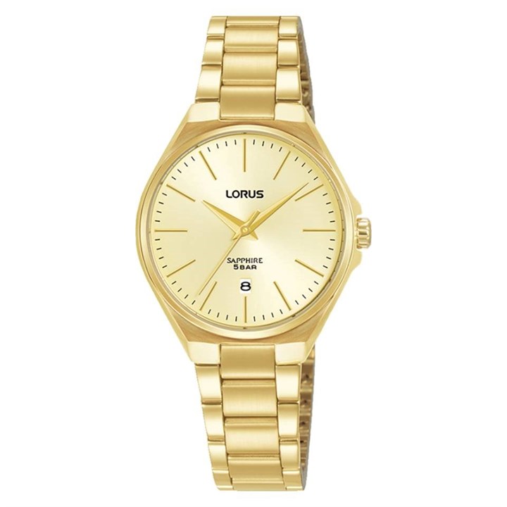 Lorus RJ272BX9 Gold Plated Bracelet Watch - W58174