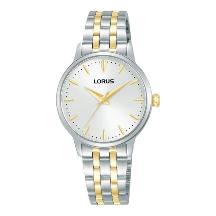 Lorus RG321XX9 Two Tone Silver Dial Bracelet Watch - W58194