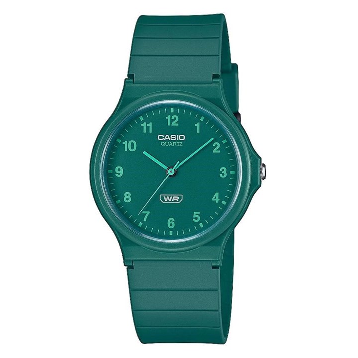 Casio Vintage MQ-24B-3BEF Teal Resin Strap Watch - W59155